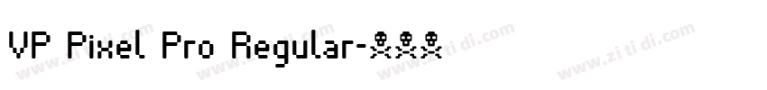 VP Pixel Pro Regular字体转换